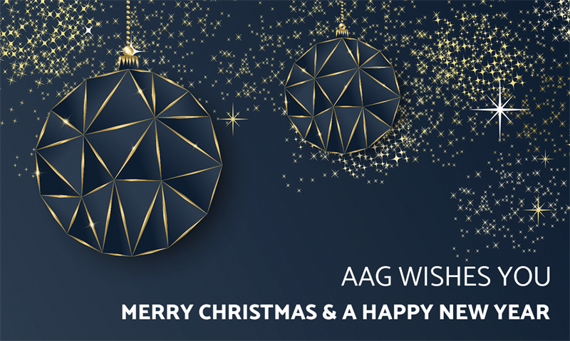 AAG ønsker glædelig jul og godt nytår